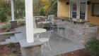 07-Cabana with waterfall, lighting, custom built bar and plantings (4)
