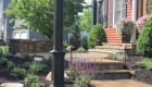 10-Cambridge ledgestone walkway with natural stone quarter wall and chrishna yellow cap (5)