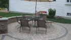 13-Techo Bloc Hera with black inlay, sitting wall and bluestone capped pillars (2)