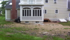 14-Formal bluestone patio with granite cobble edging (3)