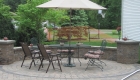 14-Techo Bloc Hera with black inlay, sitting wall and bluestone capped pillars (3)