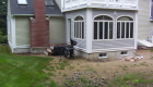 16-Formal bluestone patio with granite cobble edging (5)