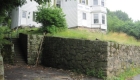 2-12 foot tall natural stone wall approved by Natick Historicle Commission (2)