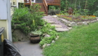 24-Olde Sturbridge Stepper with pea stone walkway (2)