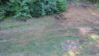 27-Complete backyard renovation with kitchen, waterfall, gas firepit, planting, landscape lighting, drainage and stairs. All walls and steps capped with custom cut bluestone (2)