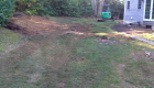 35-Complete backyard renovation with kitchen, waterfall, gas firepit, planting, landscape lighting, drainage and stairs. All walls and steps capped with custom cut bluestone (10)