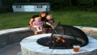 36-techo bloc elena patio with sitting wall and valencia firepit (7)