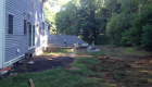 37-Complete backyard renovation with kitchen, waterfall, gas firepit, planting, landscape lighting, drainage and stairs. All walls and steps capped with custom cut bluestone (12)