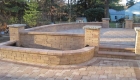 37-two tiered patio Unilock Brussels paver and block with series 3000 inlay (1)