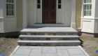 5-Bluestone walk with granite cobble edge