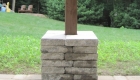 61-utilizing wasted space Techo Bloc paresian pavers with pillars (1)