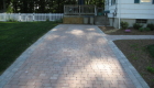 Pavestone pavers with granite cobble apron (1)